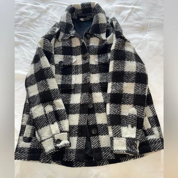 All Saints Fenix check jacket, size 6 - Picture 11 of 11